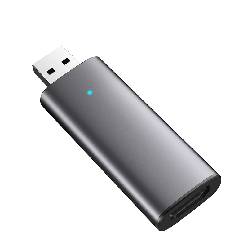 

USB Video Capture Card HDMI-Compatible 1080P HD Driver-Free Game Capture Device OBS Video Capture Card