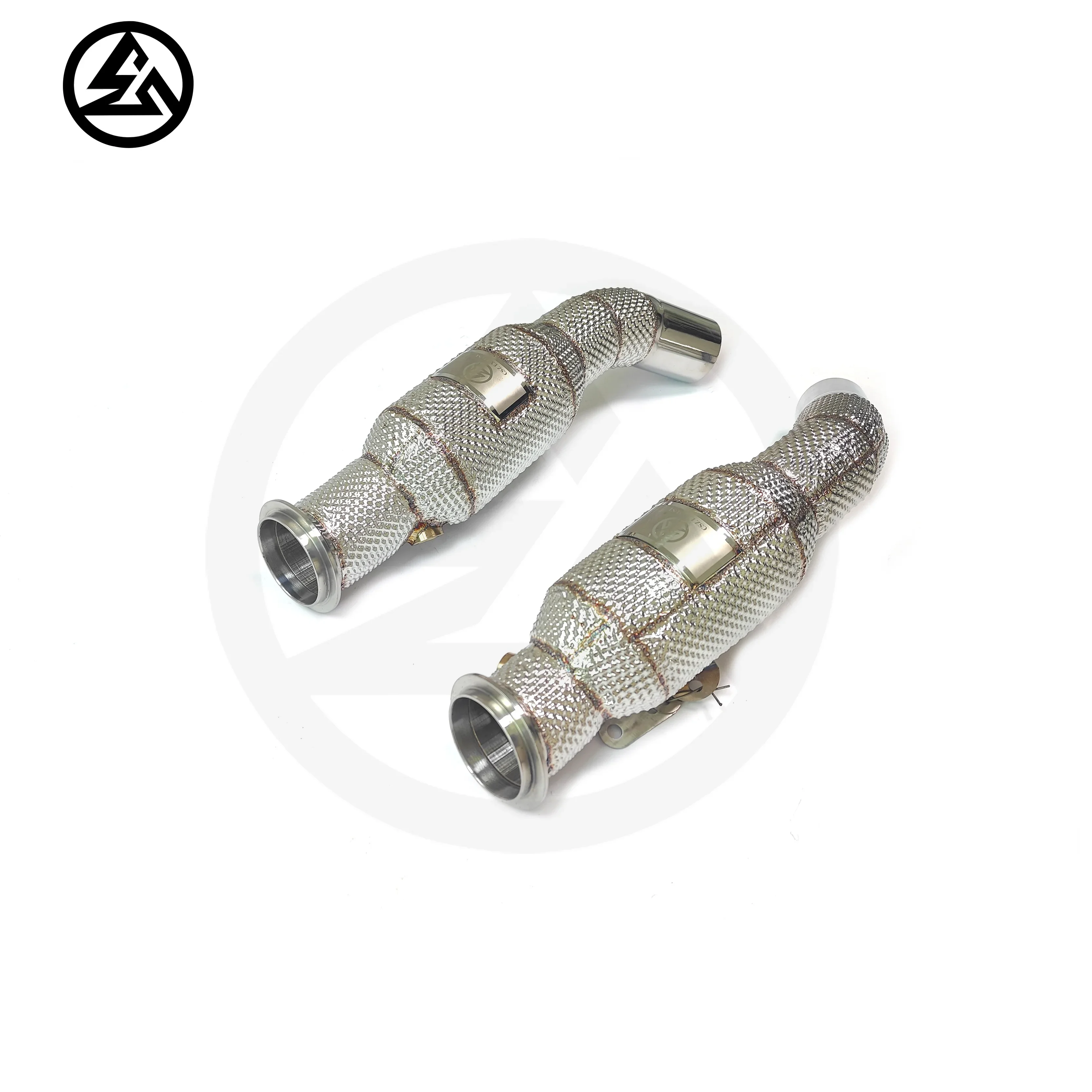 CSZ SS304 эффективная труба для Alfa Romeo Giulia Stelvio 2 0 T выхлопная с высоким потоком