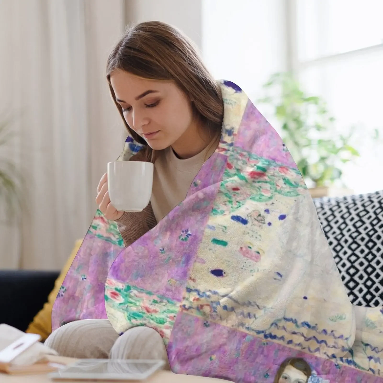 Одеяло M?da Primavesi Густава Климта роскошные утолщенные одеяла и пледы для волос