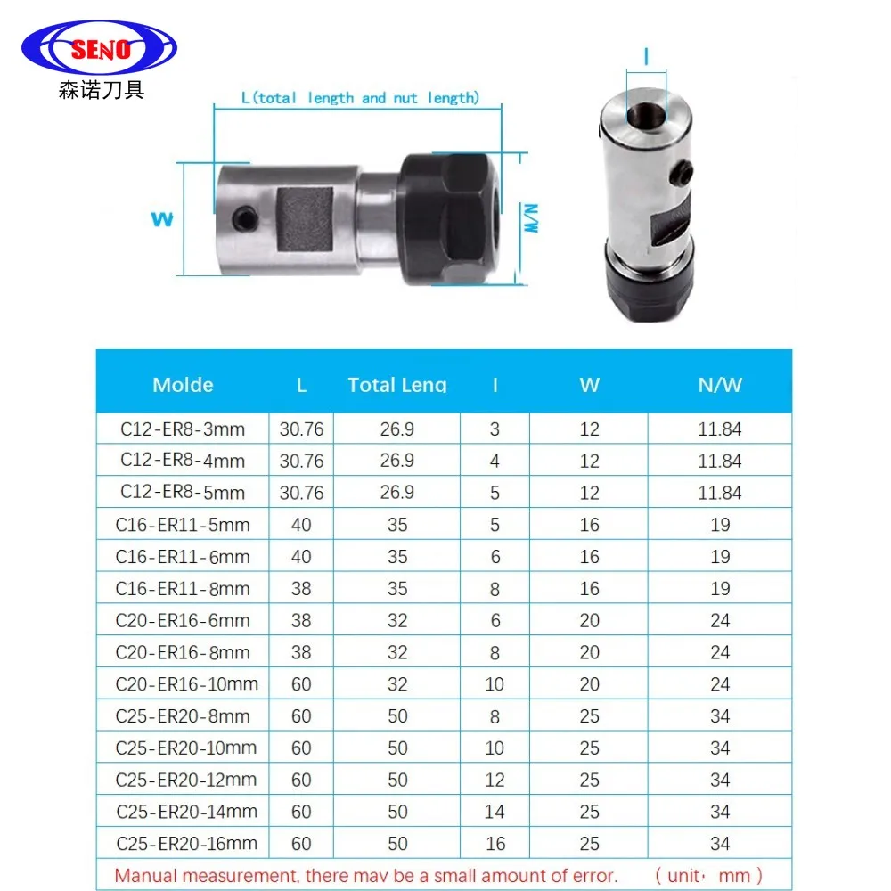 ER11 Шпиндельный двигатель с шпинделем для удлиненной оси станка с набором планок инструментов диаметром 3 мм, 4 мм, 5 мм, 6 мм, 8 мм, 10 мм.