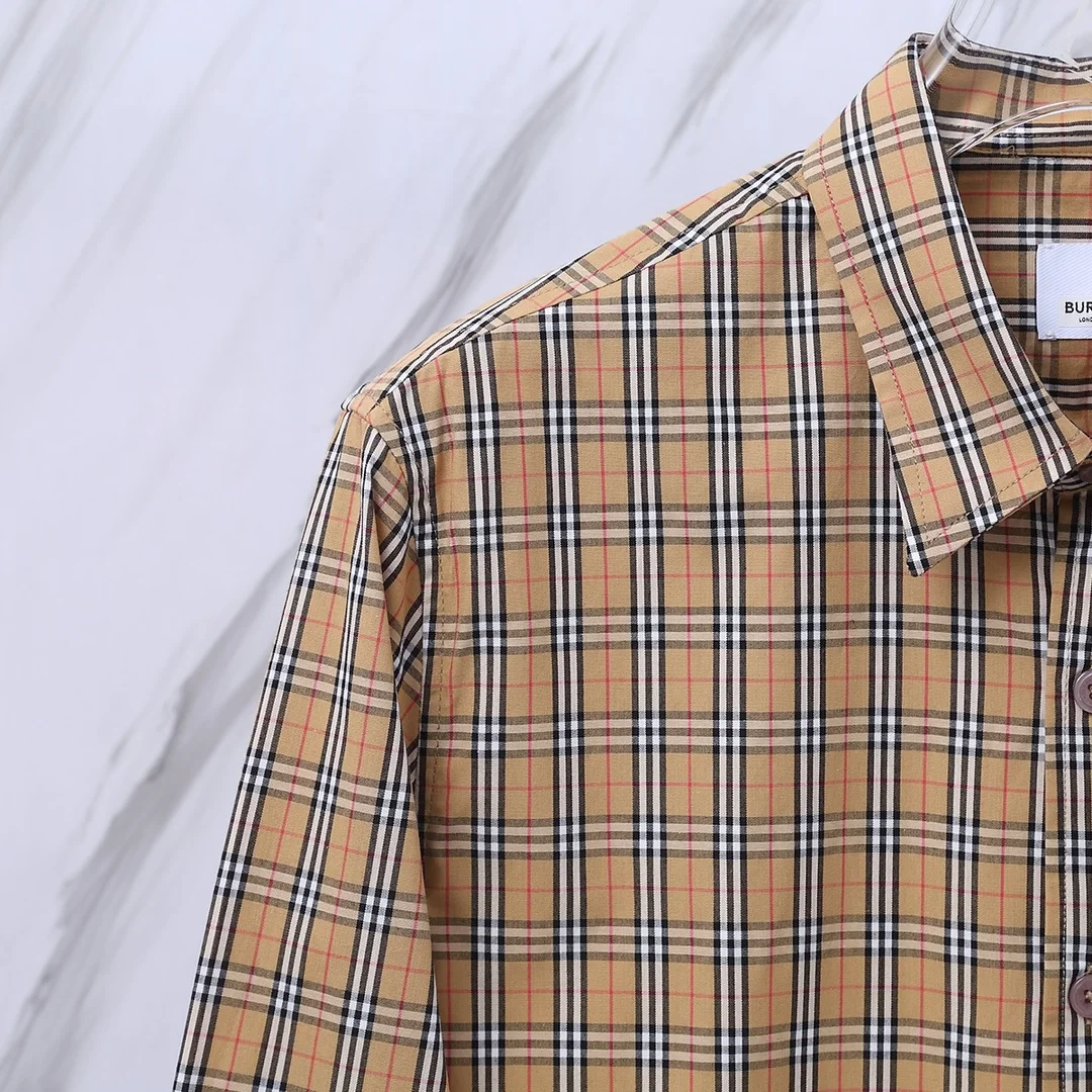 Burberry Женские рубашки Модный свитшот с длинным рукавом хлопковый джемпер