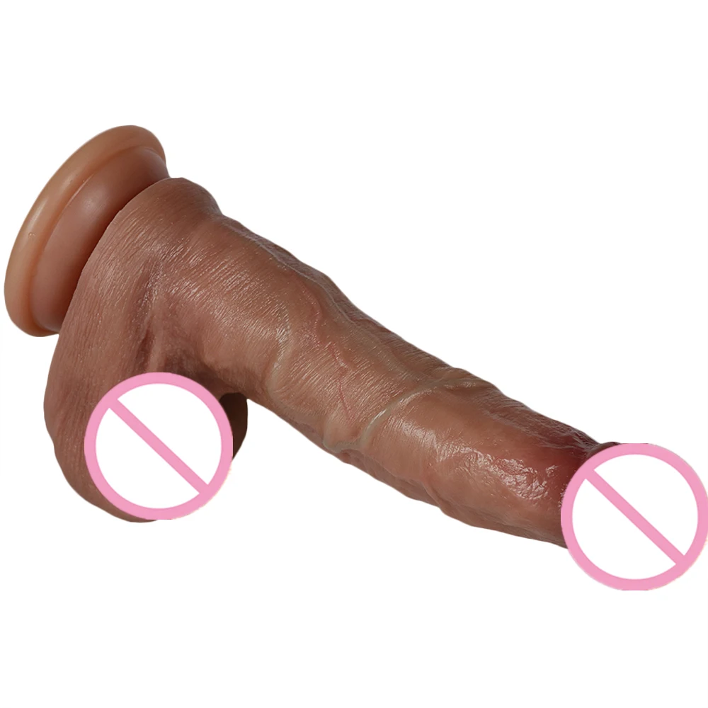 Шесть моделей реалистичных фаллоимитаторов для макияжа силиконовый большой