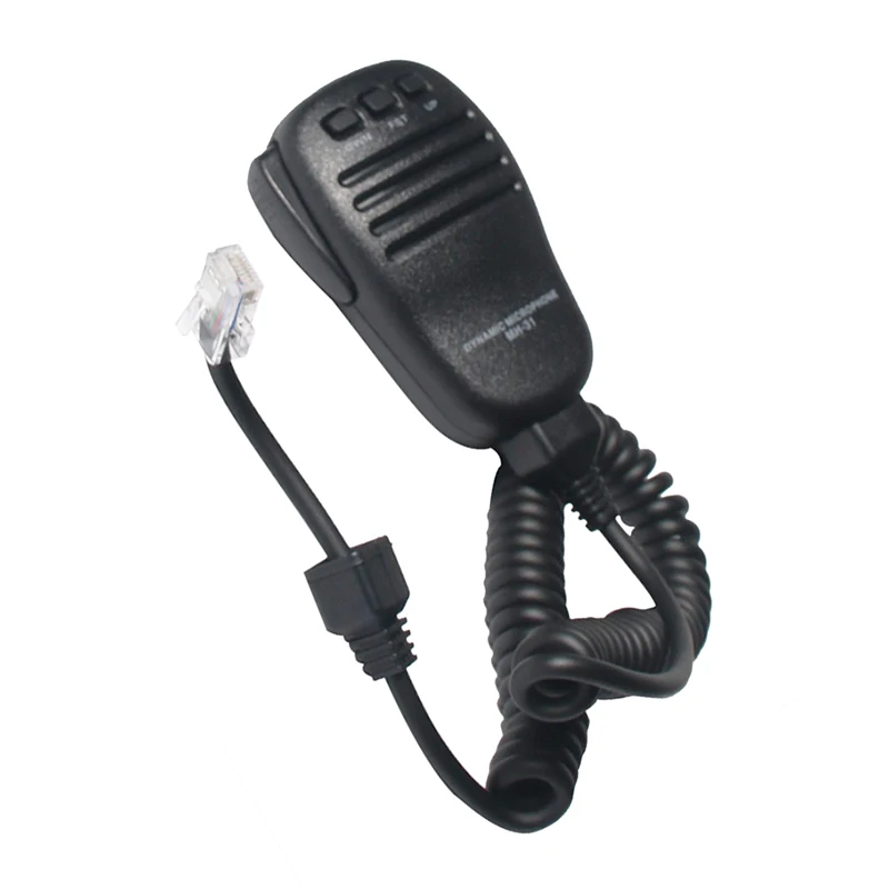 Altavoz con micrófono resistente al desgaste PTT MH-31 A8J para Radio Yaesu FT 817 857 897 450 891 818 FT817 FT857 FT897 FT450 FT900