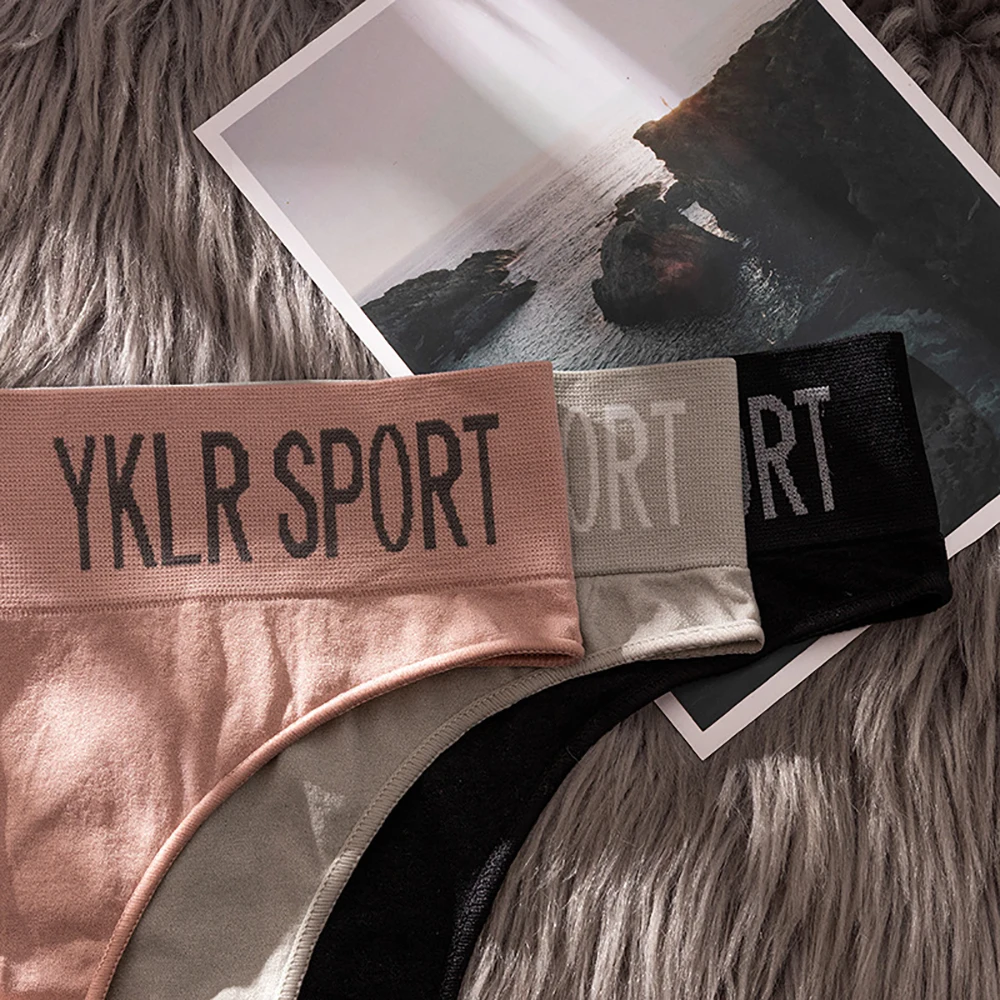 Мягкое бесшовное нижнее белье с широкой талией хлопковые стринги Т-образной