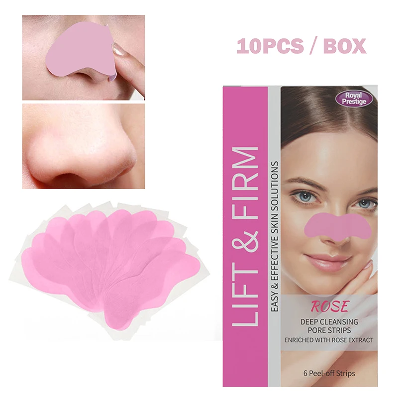 

Unisex Blackhead Rose Remove Mask Peel Nasal Strips Deep Cleansing Shrink Pore Nose Black Head Remove Stickers Nose Patch
