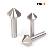 3 flute 90 degree hss m2 6542 for stainless steel aluminum alloy countersink chamfering tool drill bits 4 5 50mm