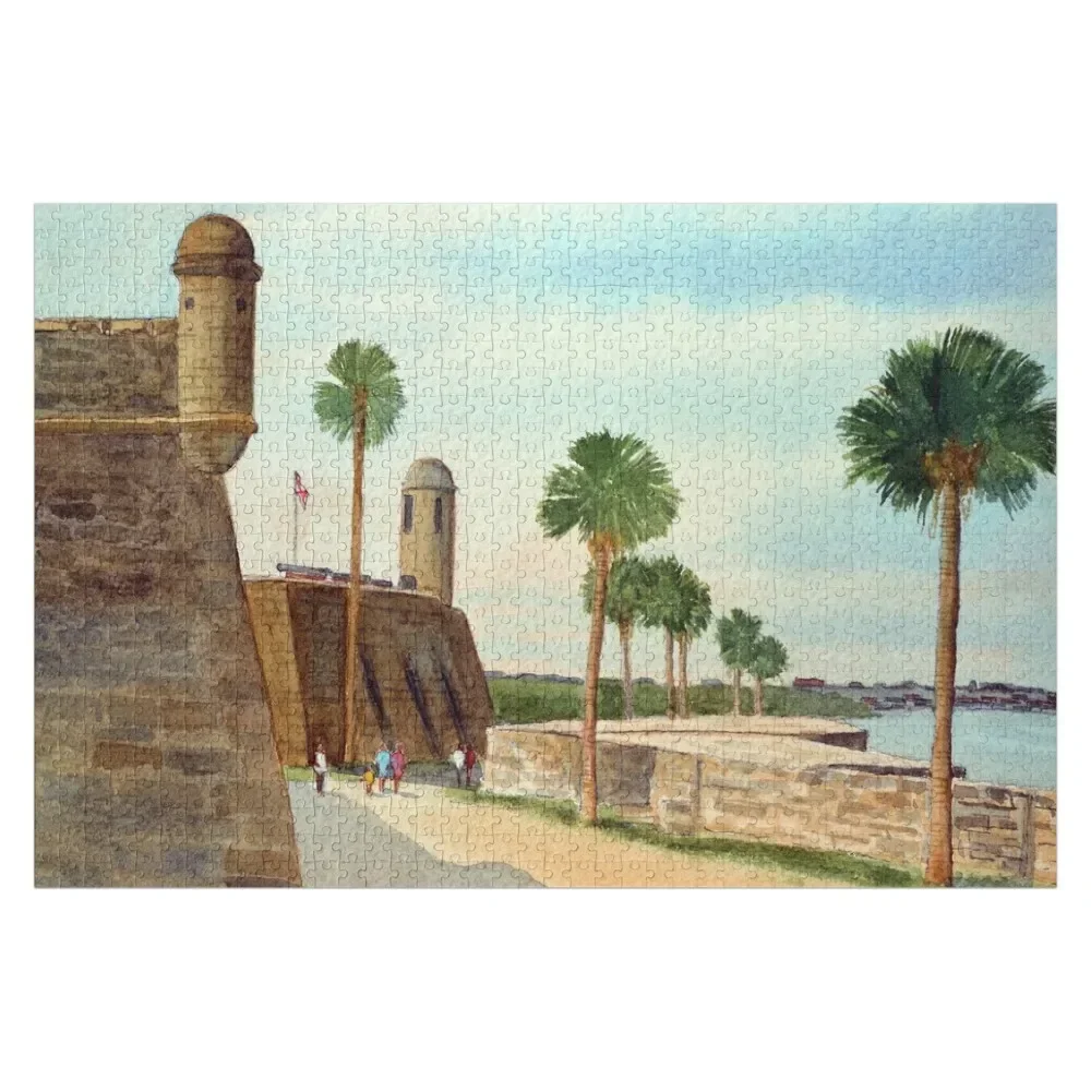 Castillo de San Marcos St Augustine Florida Пазл на заказ Детские персонализированные игрушки