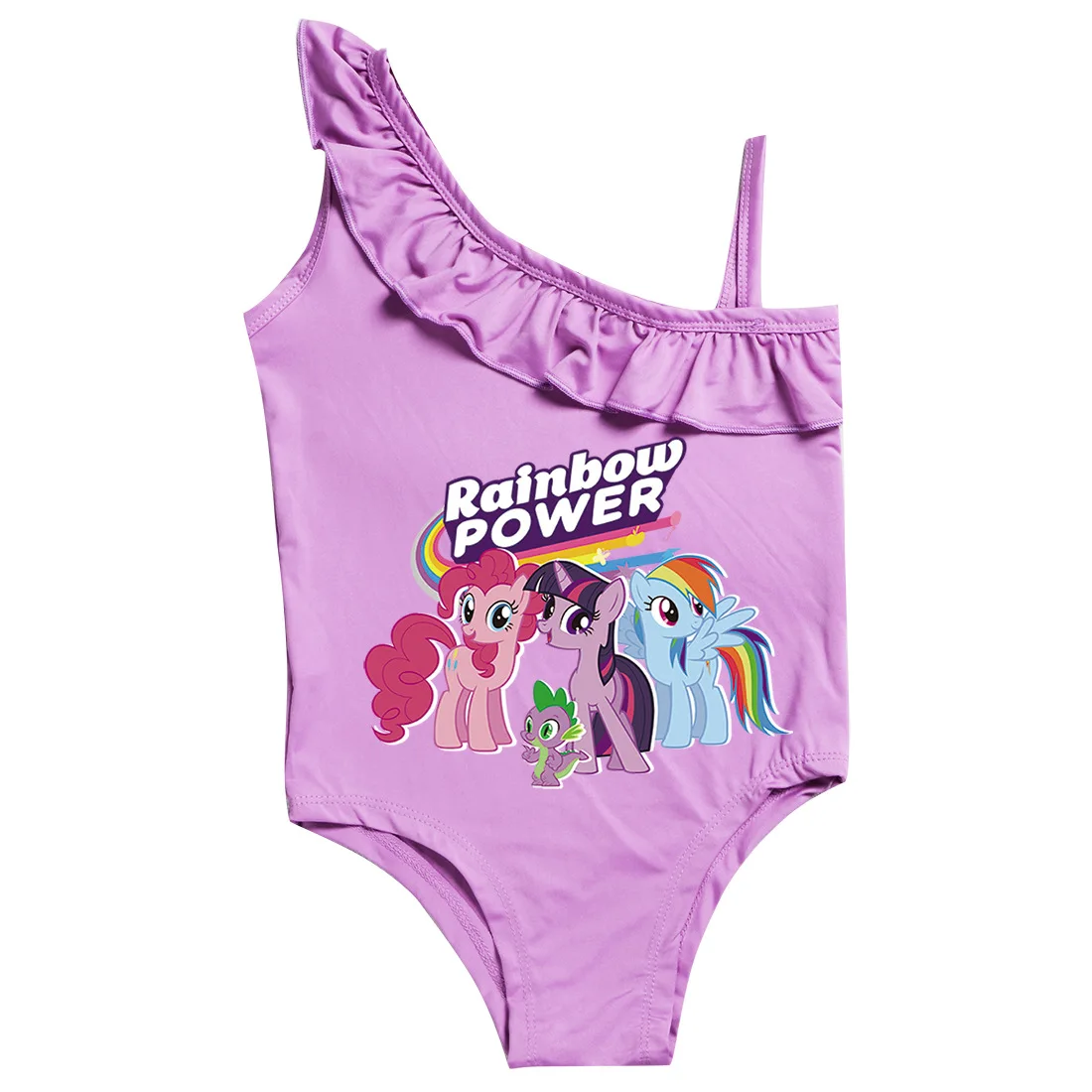 Купальник My Little pony бикини для девочек купальник с мультяшным принтом Цельный