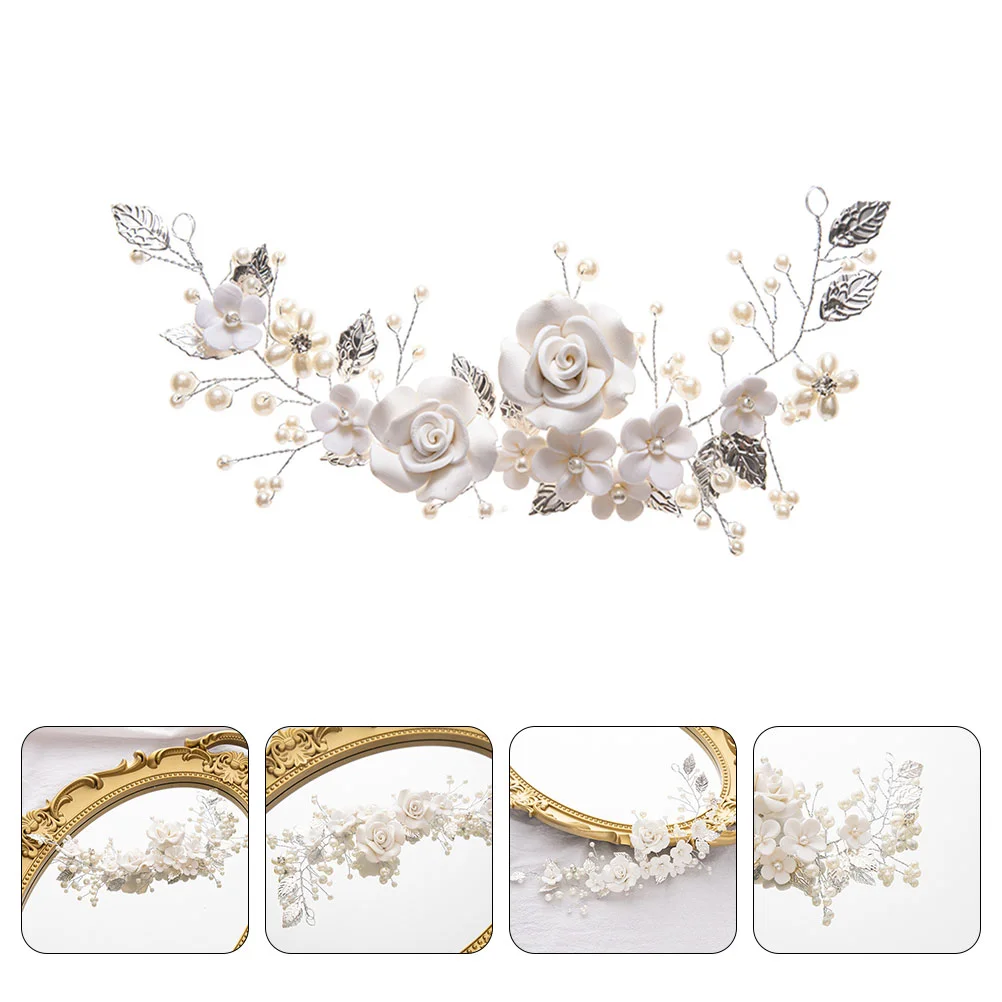 

Bridal Headwear Bride Decor Bride Hair Clip For Wedding Headpiece Decorative Hair Accessories Supply Women's
