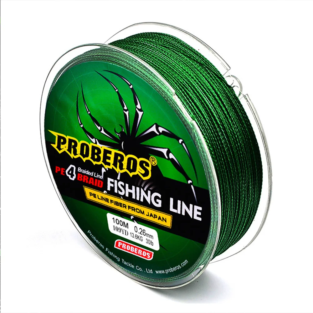 

4 Strands Braided Fishing Line Multifilament 6LB-100LB 100M Carp Fishing Japanese Braided Wire Fishing Accessories PE Line