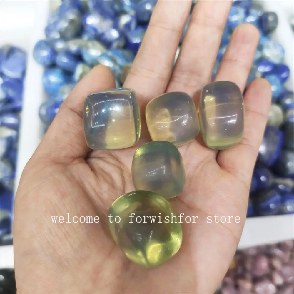 

Opal Quartz Rolling Stone Square Irregular Crystal Polished Healing Garden Fish Tank Rockery Home Decor Craft Mineral Jewelry