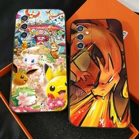 takara tomy pokemon pikachu for xiaomi redmi 10 note 9 10 pro 5g 9t 10s phone case back coque carcasa black funda