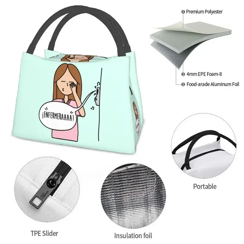 Медицинская изолированная сумка для обеда врачей и медсестер Женская