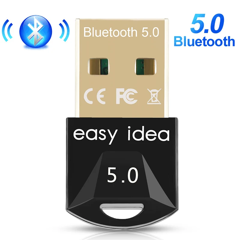 

Bluetooth 5.0 Adapter Mini USB Bluetooth Dongle Computer USB Bluetooth Receiver Audio Music Blue Tooth 5.0 Transmitter for PC