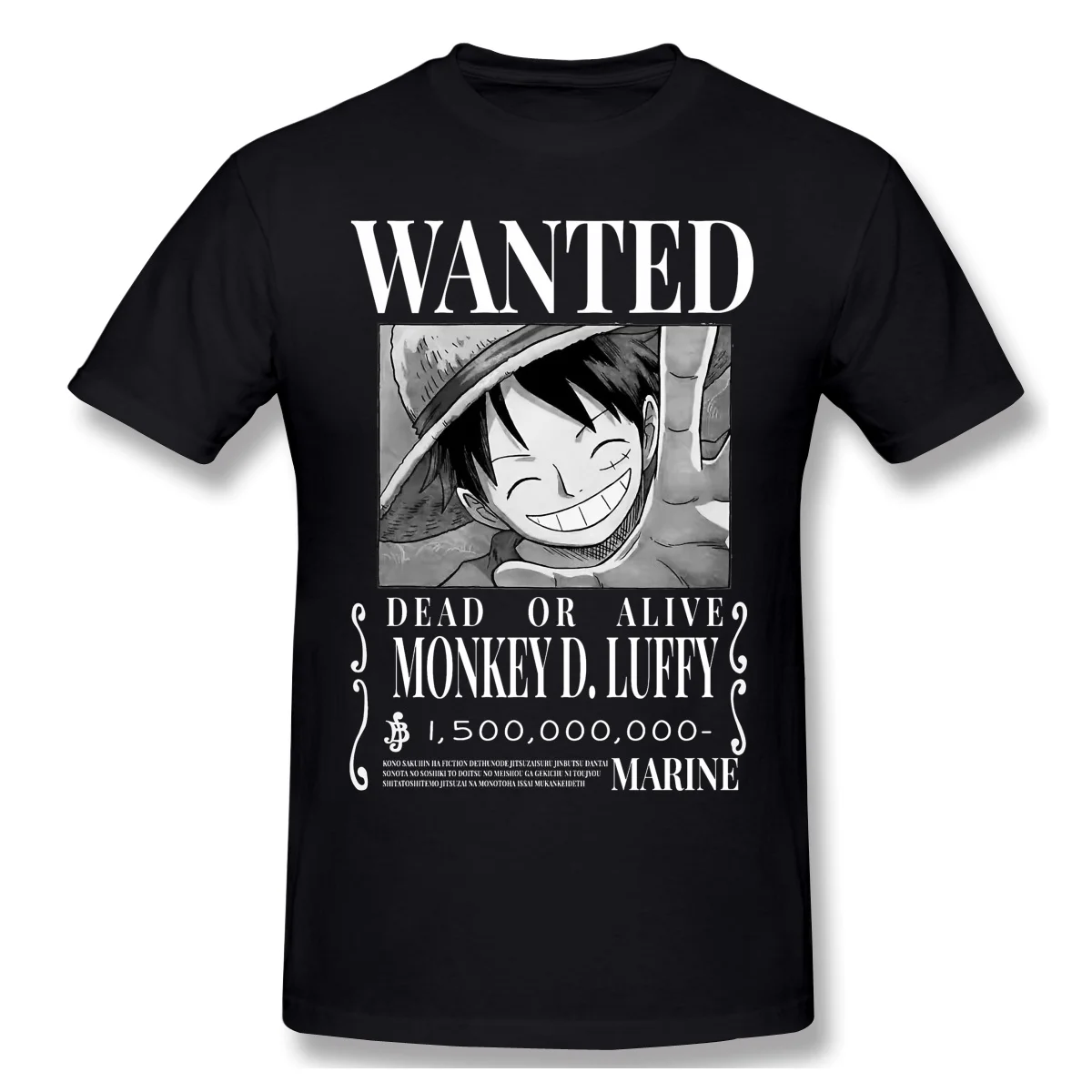 

New One Piece T-Shirts Luffy Print Streetwear Men Women Fashion Anime Streetwear 100% Cotton T Shirt Harajuku Tees Tops Clothing