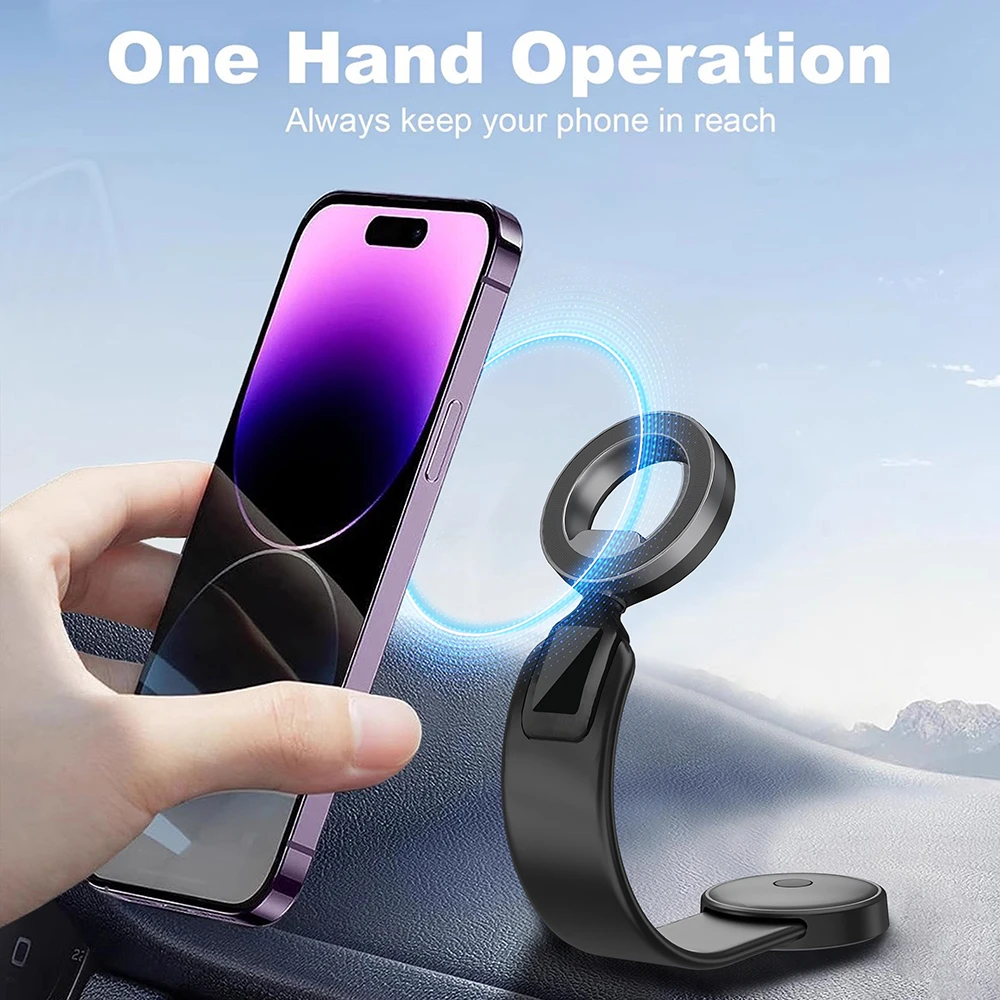 Магнитный держатель WiWU для iPhone 15 Pro Max 14 универсальная Магнитная подставка N52 с