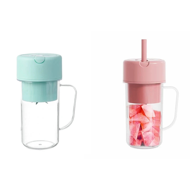 

Electric Juicer Mini Portable Blender Fruit Mixers Extractors Multifunction Juice Maker Machine Blender With Straw