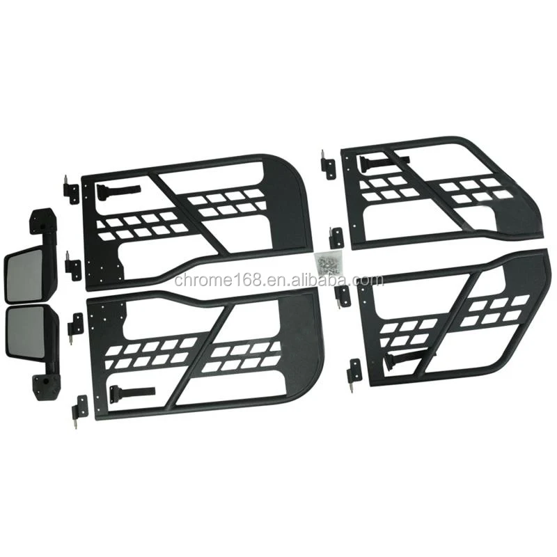 

MAIKER Stainless Steel Tubular door for Jeep Wrangler JL 2019 half Tube door with mirror