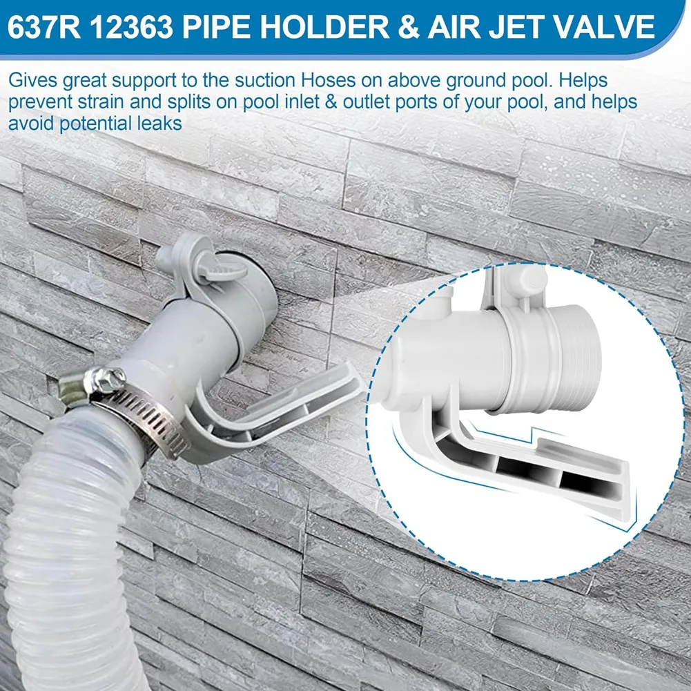 637R 12363 Держатель трубы и воздушный струйный клапан совместимый с C1000 Krystal Clear