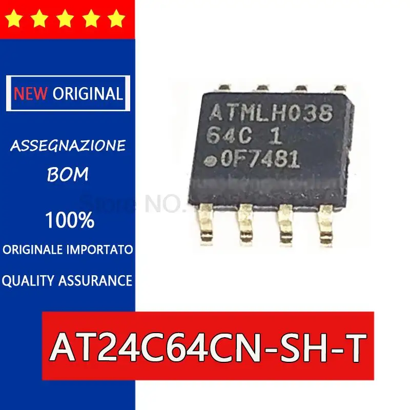 5 шт. AT24C64 Новый и оригинальный телефон 64C 64C1 SOP8 C версия SMD блок чип память EEPROM