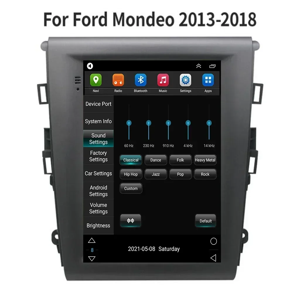 Для Ford Mondeo Fusion MK5 Android автомобильный радиоприемник мультимедийный плеер GPS