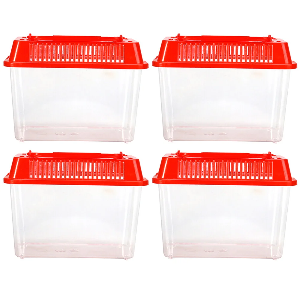 

4 шт. клетка для аквариума, черепаха, обитающая лягушка, Декор, черепаха, живая рептилия, стеклянный контейнер для аквариума, морская черепаха