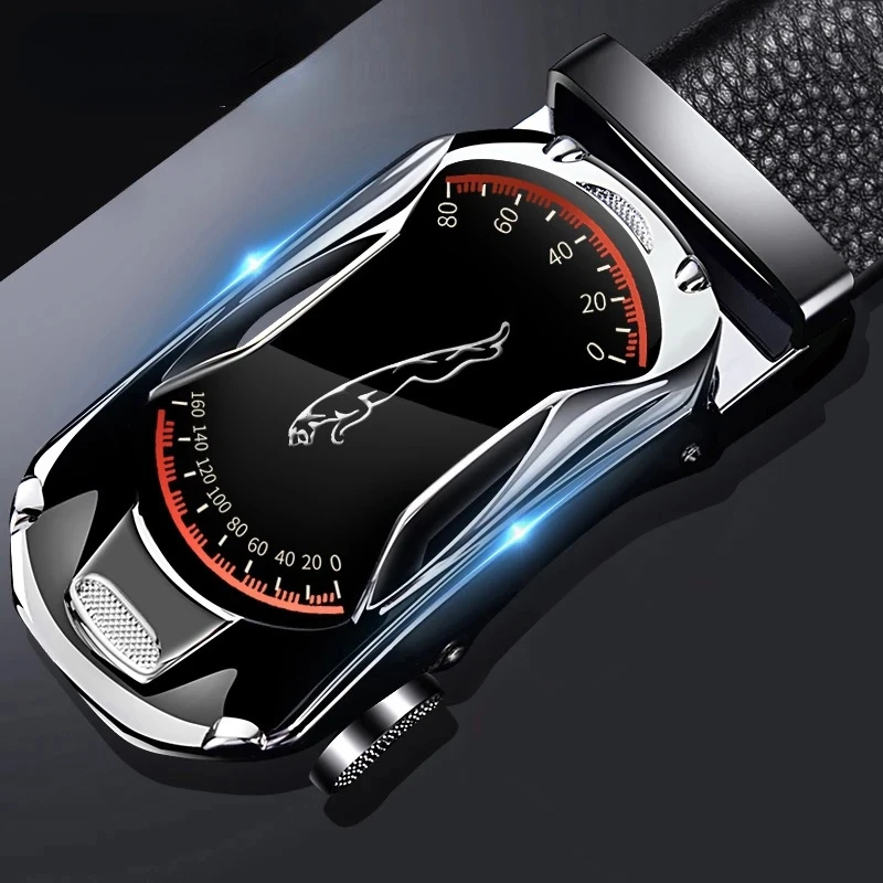 

Ремень мужской из натуральной кожи с автоматической пряжкой, шириной 3,5 см