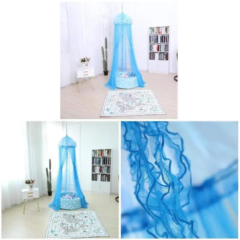 Baby Mosquito Net Canopy Dome Netting Tent Crib Curtain Bedcover Anti Mosquito Durable Portable Sleeping Well for Bedroom images - 6