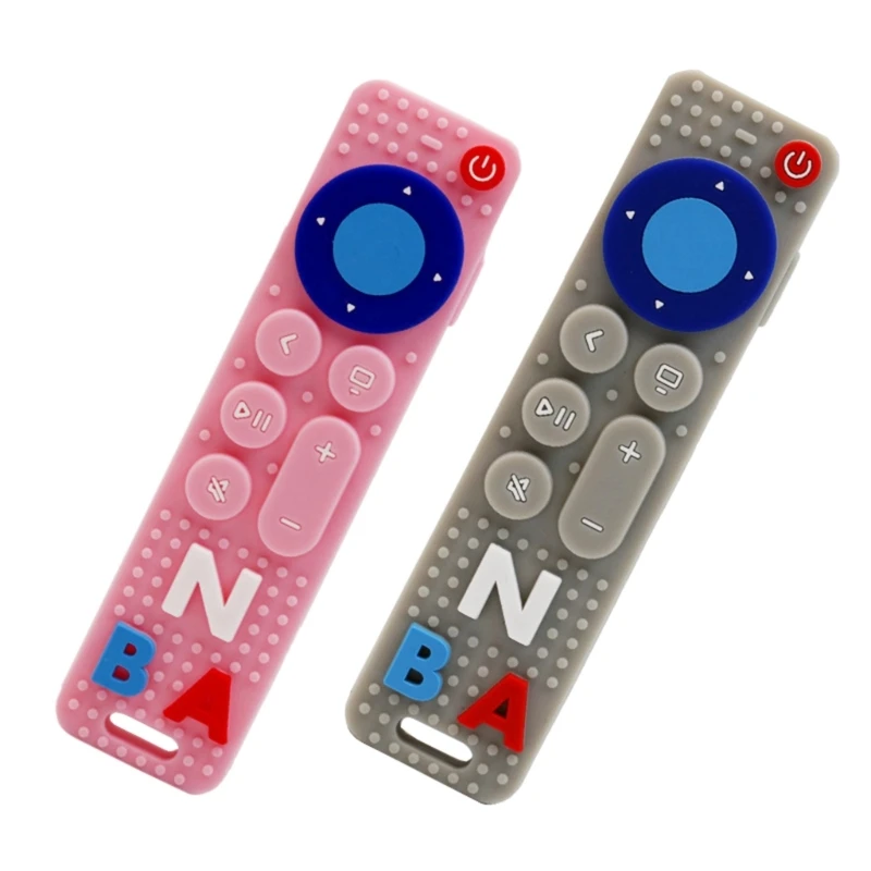 

TV Remote силиконовый Прорезыватель для зубов игрушка Molar Rod BPA Free детский подарок для облегчения боли при прорезывании зубов