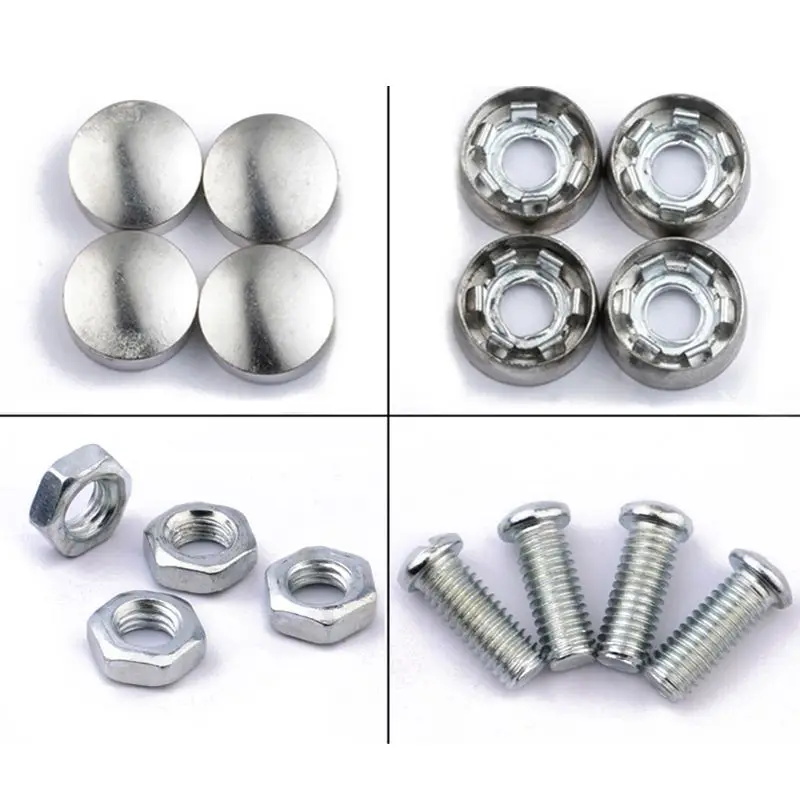 1 комплект универсальные крепления для автомобильных и грузовых номерных знаков