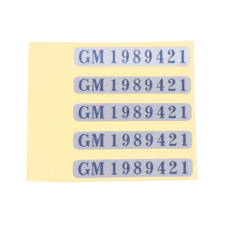 

New 1/5PCS Enclosure Sticker Enclosure Nameplate Label For GB DMG Number Signs Stickers