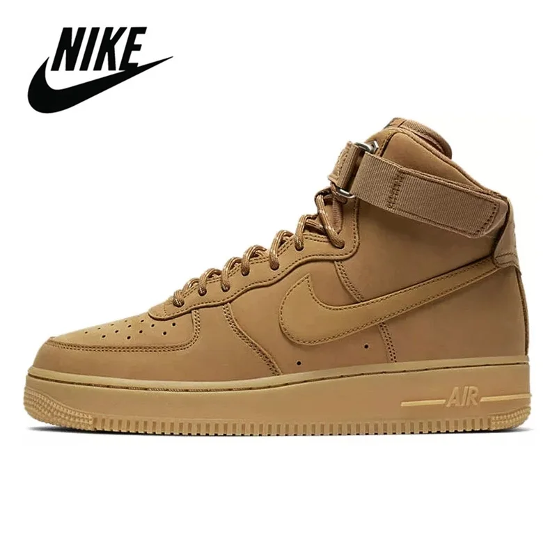 

Classic Leisure Unisex Nike Air Force 1 Men's Skateboarding Shoes Cozy High-top Anti-slip White Sneakers new designer 315123