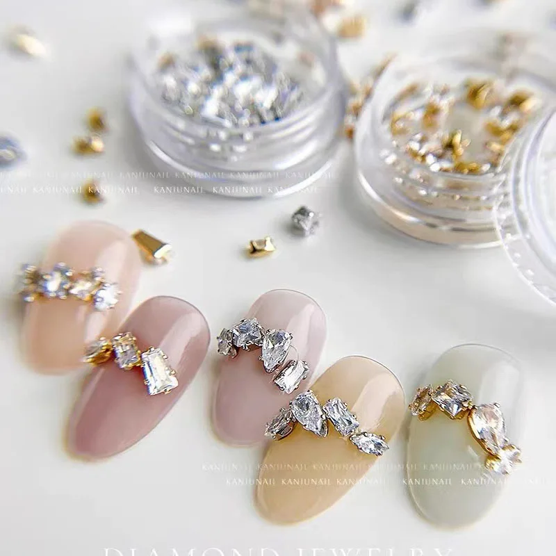 

50 шт. Высокое качество золото/серебро сверкающие мини бриллианты с плоской спинкой для украшения ногтей лошадиные глаза в форме капли воды ...