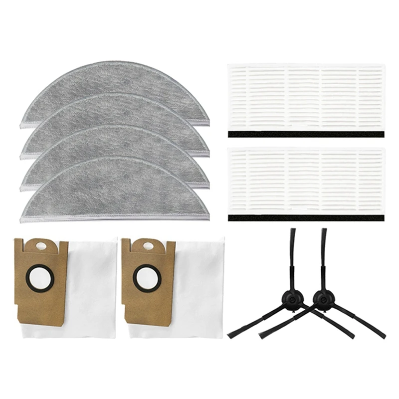 

Mop Cloth Dust Bags Side Brush HEPA Filter Spare Parts Suit For Xiaomi Lydsto R1 Robot Vacuum Cleaner Accessories