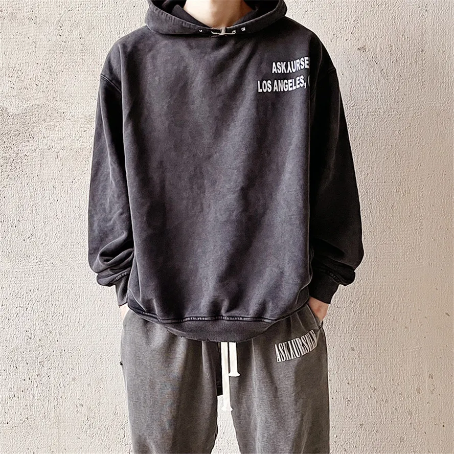 Флисовая Толстовка с логотипом Askyurself Dog 2022FW для мужчин и женщин мужская толстовка