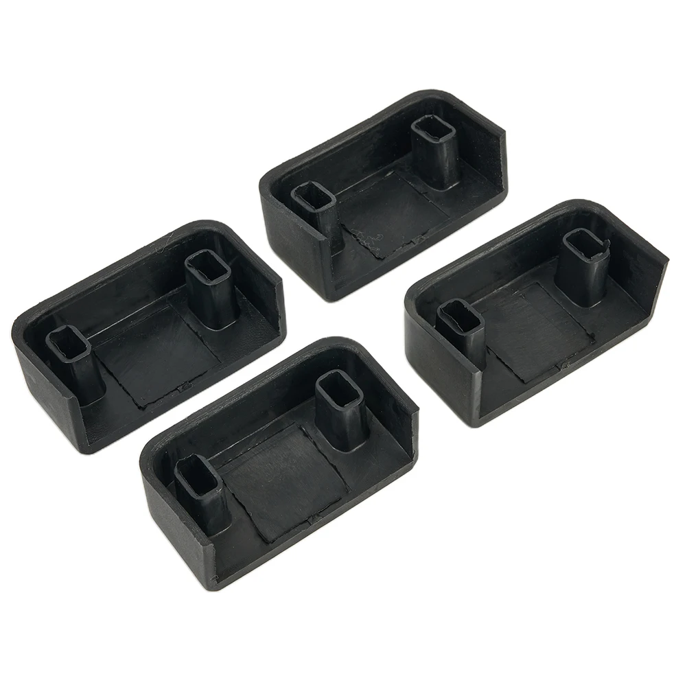 

4pcs Car Rear Seat Slide Rail Anti-Kick Rubber Plug Pulley Anti-Collision Anti-Kick Protective Cover For Tesla Model Y/3