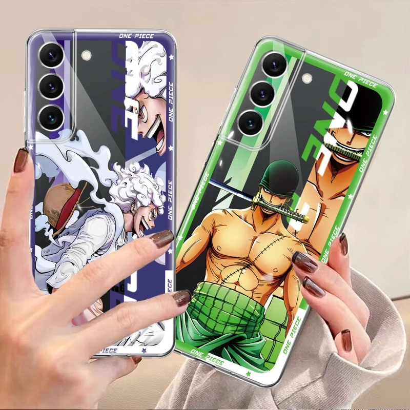 

Phone Case One Piece Luffy Zoro Nami Sanji Law Robin For Samsung Galaxy S21 Plus S20 FE S23 S22 Ultra 5G S23Ultra S22Ultra