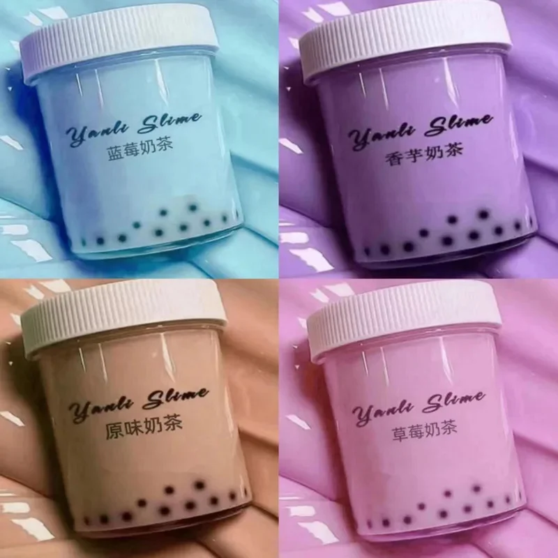 Творческая светящаяся грязь пузырьки чай слайм из пенопласта кристальная