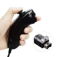 for game controller 5 colors nunchuck hand curved game handle controller nunchuk for gamepad accessories