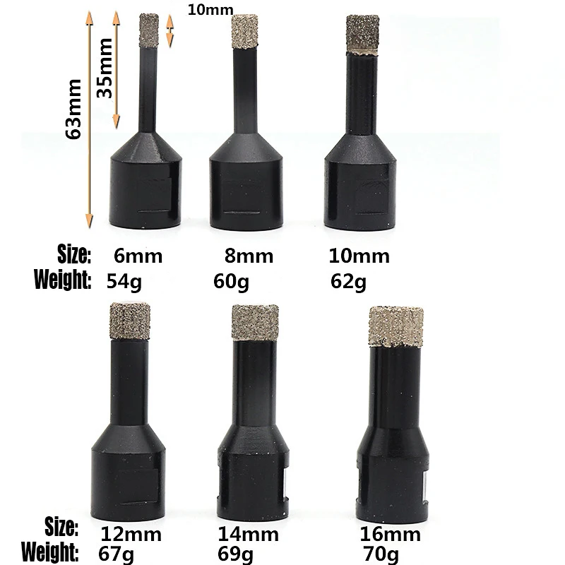 Рисунок 2 - 6-16 мм Алмазный припой для открытия