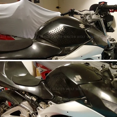 Накладка на бак для SUZUKI GSR 600 HAYABUSA GSX1300R GSXR 1000 K9, аксессуары для мотоцикла, противоскользящая боковая накладка на бак, тяговая наклейка, наклейка