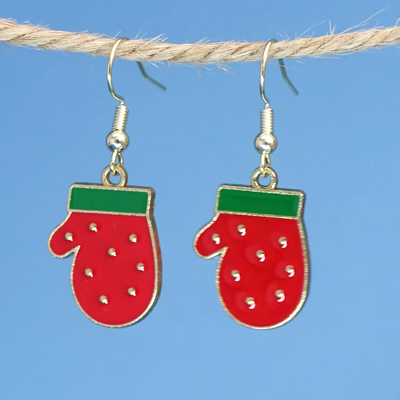 Ювелирные изделия серьги в рождественском стиле Необычные милые индивидуальные