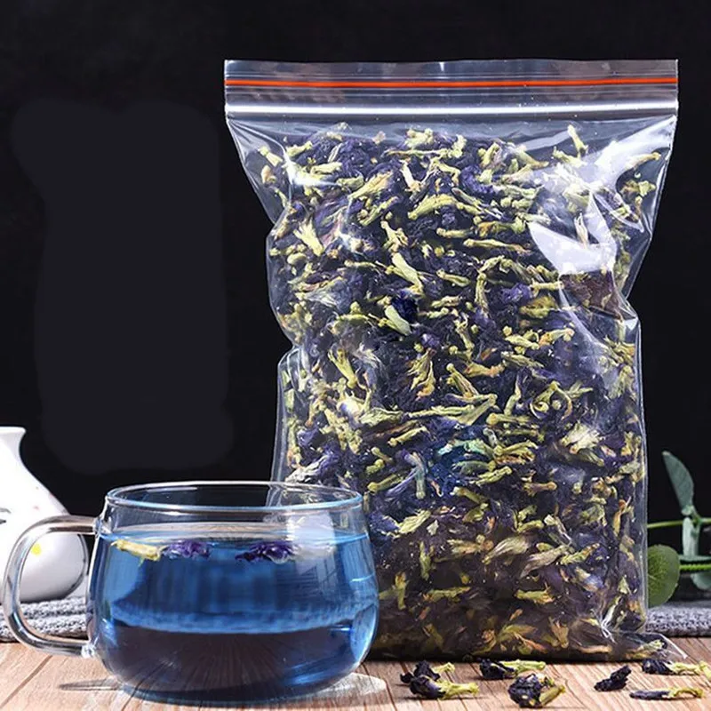 

Top Grade Butterfly Orchid Dried Flowers Blue Butterfly Pea Tea Beauty Health Care Making Cocktails Wedding Party Supplies