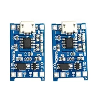5v 1a 18650 micro usb batterie au lithium chargeur module protection double fonctions lithium battery charging board tp4056
