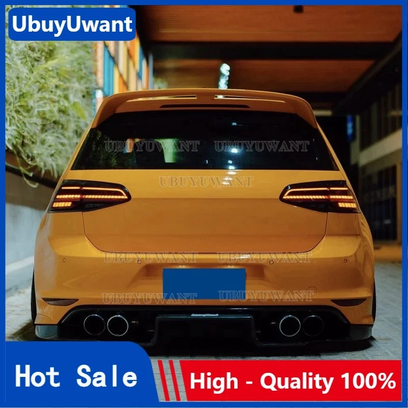 Стайлинг автомобиля для Volkswagen VW GOLF 7 MK7 MK7.5 (не GTI R) спойлер 2014-Up FRP/углеродное