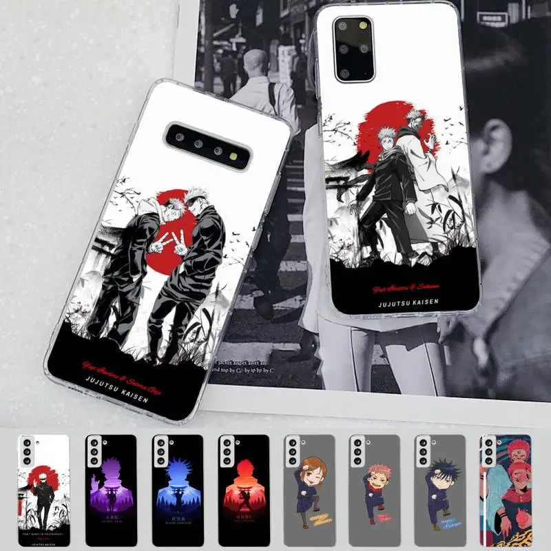 

Anime Jujutsu Kaisen Phone Case for Samsung S21 A10 for Redmi Note 7 9 for Huawei P30Pro Honor 8X 10i cover