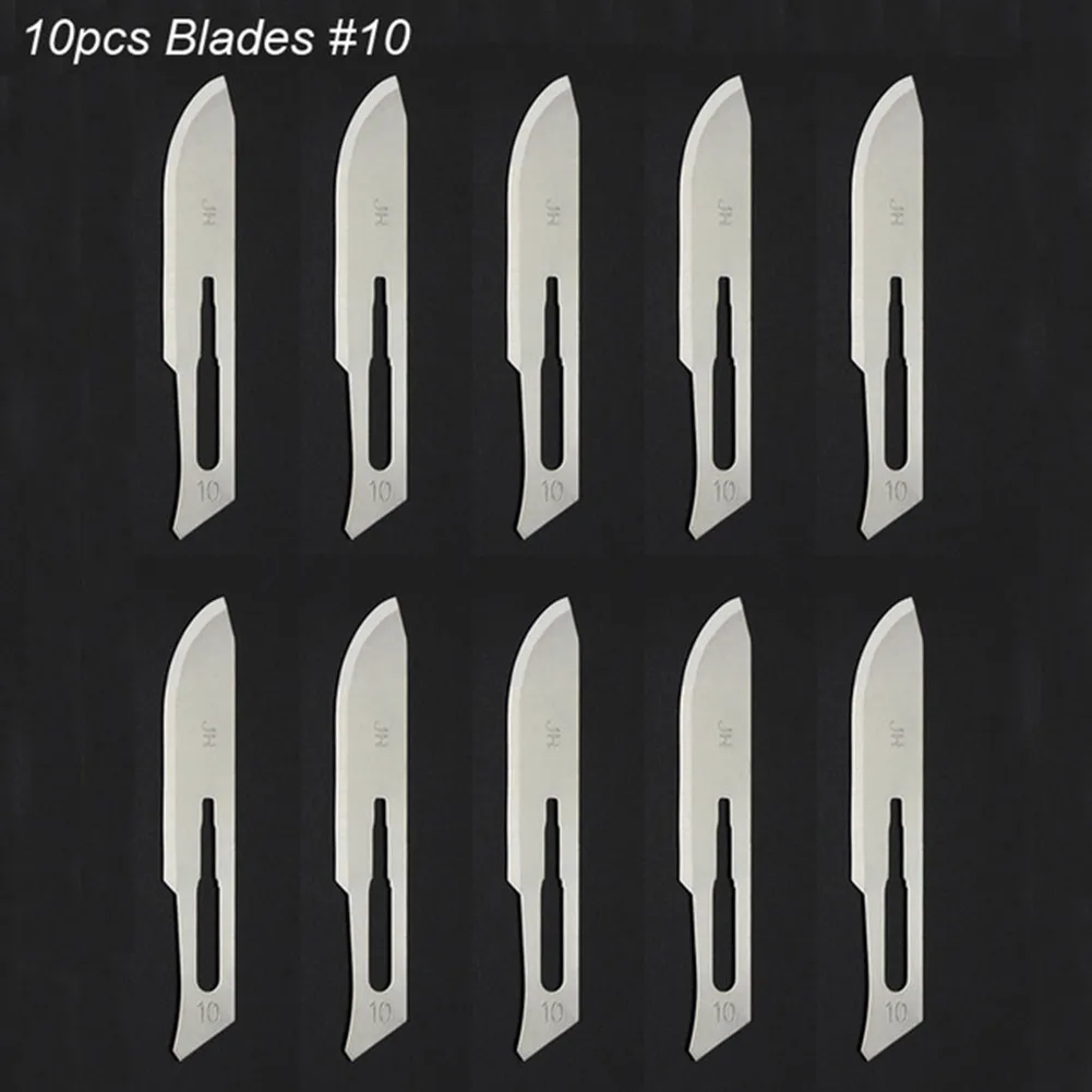 

10#-24# Type Blades 20pcs Blades Carving Engraving Metal Set Silver High Quality New Practical Useful Brand New