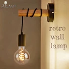 Винтажная настенная лампа из пеньковой веревки, современные минималистичные комнатные лампы в скандинавском стиле E27, комнатный декоративный светильник, домашний декоративный светильник, настенный светильник s