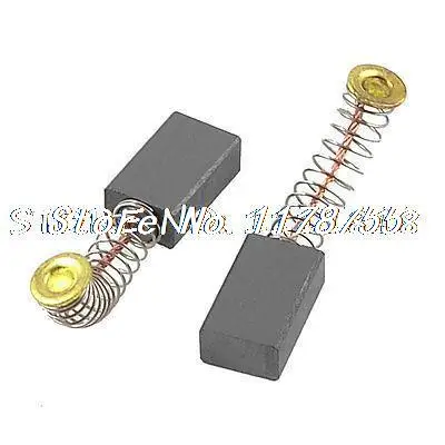 

2 Pcs 13mm x 8mm x 5mm Power Tools Motor Carbon Brush Black