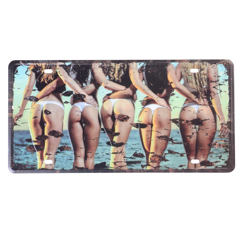 

Wall Decor Modern Vintage Wall Plaques Bar Cafe Home Art Painting Personality Decoration Clothing Wall Decoration Iorn Painting